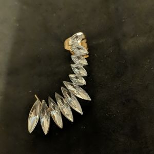 Glam Rhinestone ear cuff earring
